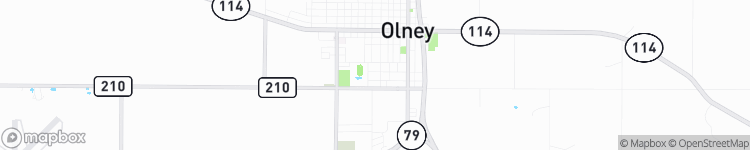 Olney - map