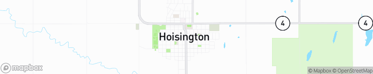 Hoisington - map