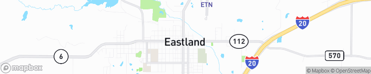 Eastland - map