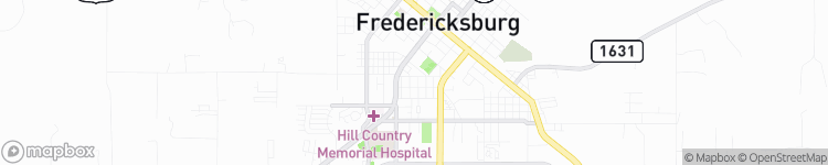 Fredericksburg - map