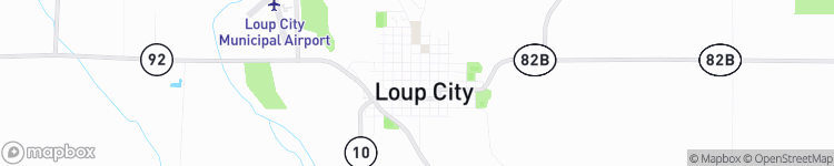 Loup City - map