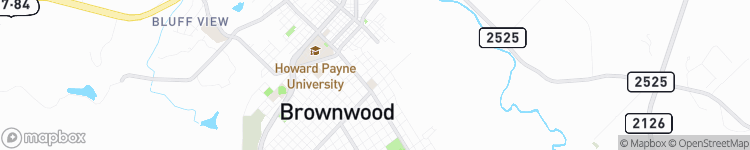 Brownwood - map