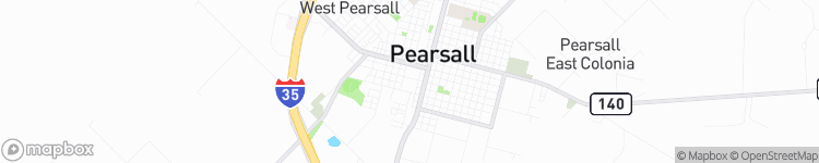Pearsall - map