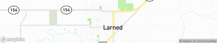 Larned - map