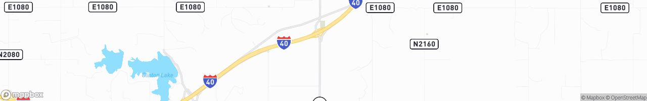 Pendleton's Truck Stop - map