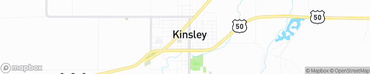 Kinsley - map
