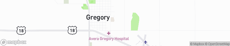 Gregory - map