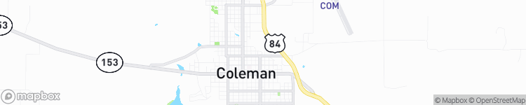 Coleman - map