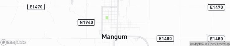 Mangum - map