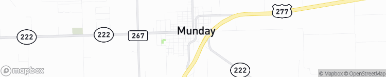 Munday - map