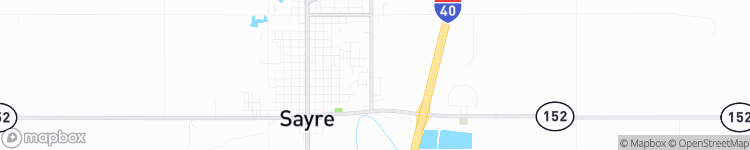 Sayre - map