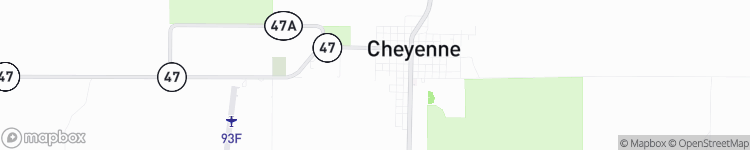 Cheyenne - map
