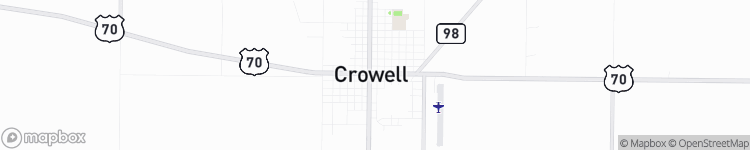 Crowell - map
