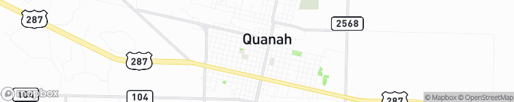 Quanah - map
