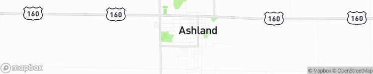 Ashland - map