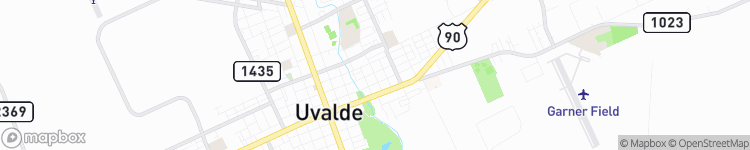 Uvalde - map