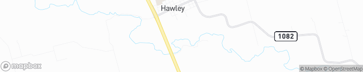 Hawley - map