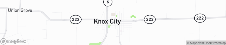 Knox City - map