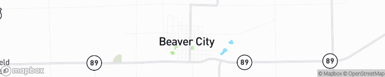 Beaver City - map