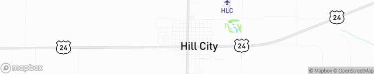 Hill City - map