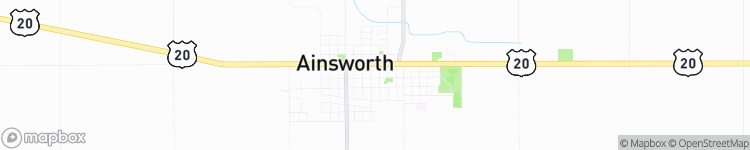 Ainsworth - map