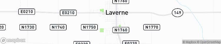 Laverne - map
