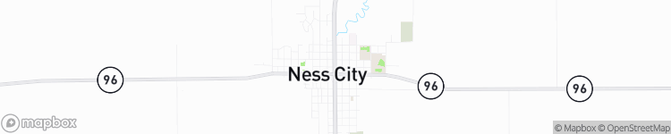 Ness City - map