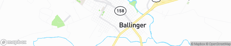 Ballinger - map